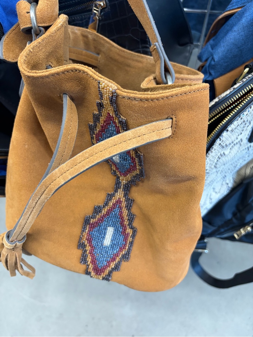 Shyanne-suede -Shoulder Bag - Picture 2 of 2